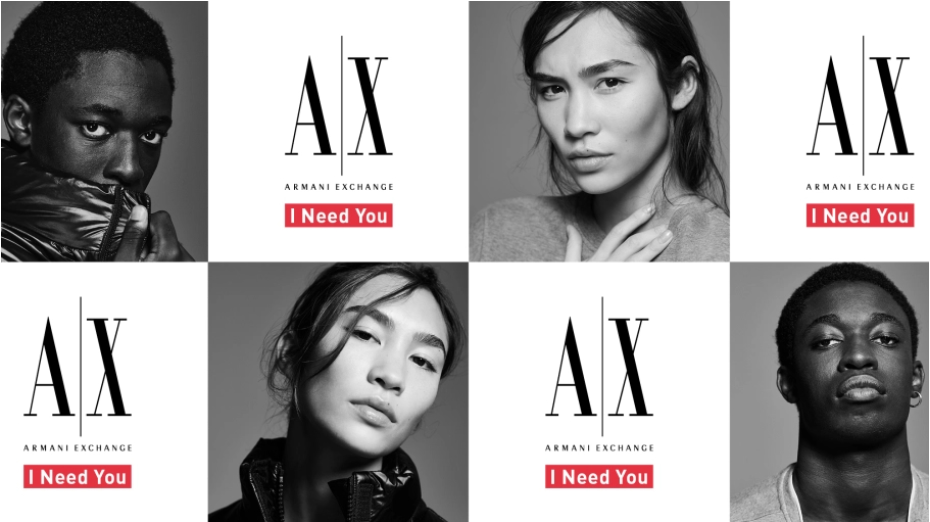 Armani Exchange recruiting campaign