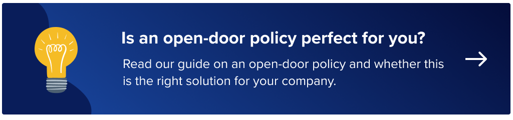 Recruitee's guide on open-door policy