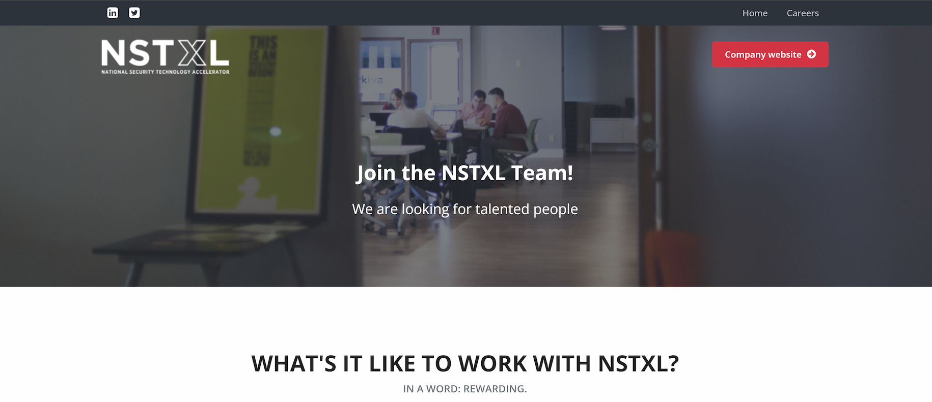 NSTXL careers page