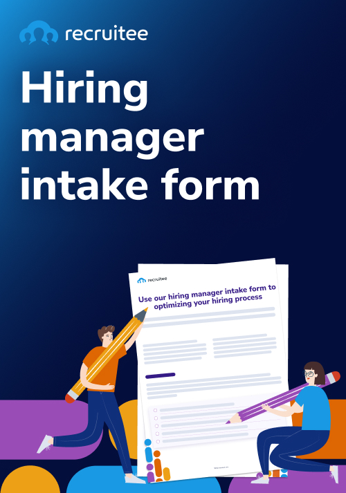 Hiring manager intake form