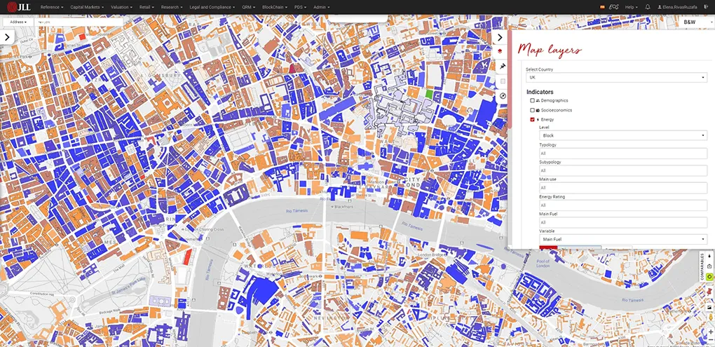 Map of a customer story for CARTO