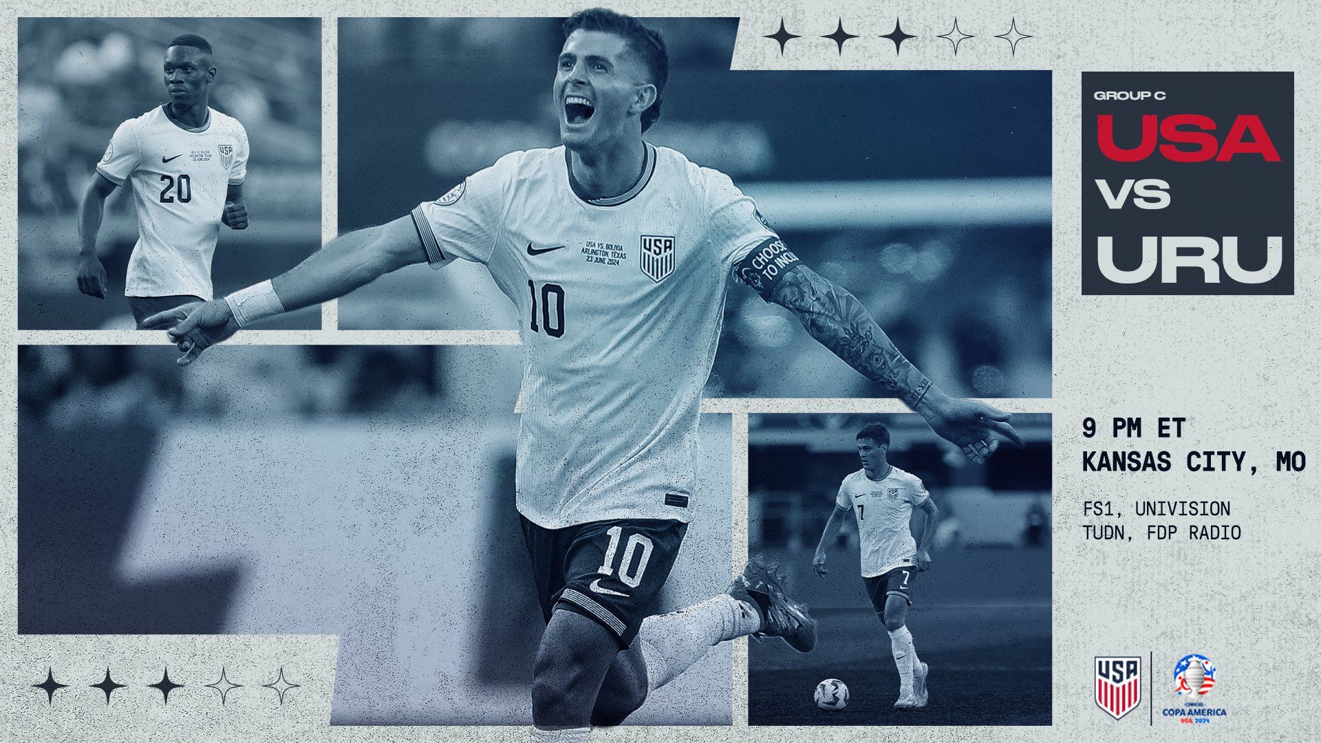 PREVIEW: USMNT Meets Uruguay in 2024 Copa América Group C Finale on Monday