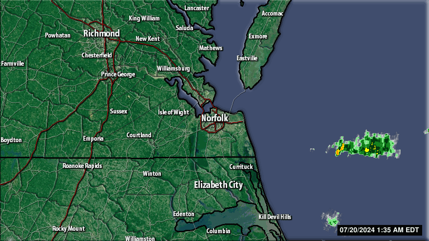 Interactive Radar for Norfolk Virginia | 13NewsNow.com ...