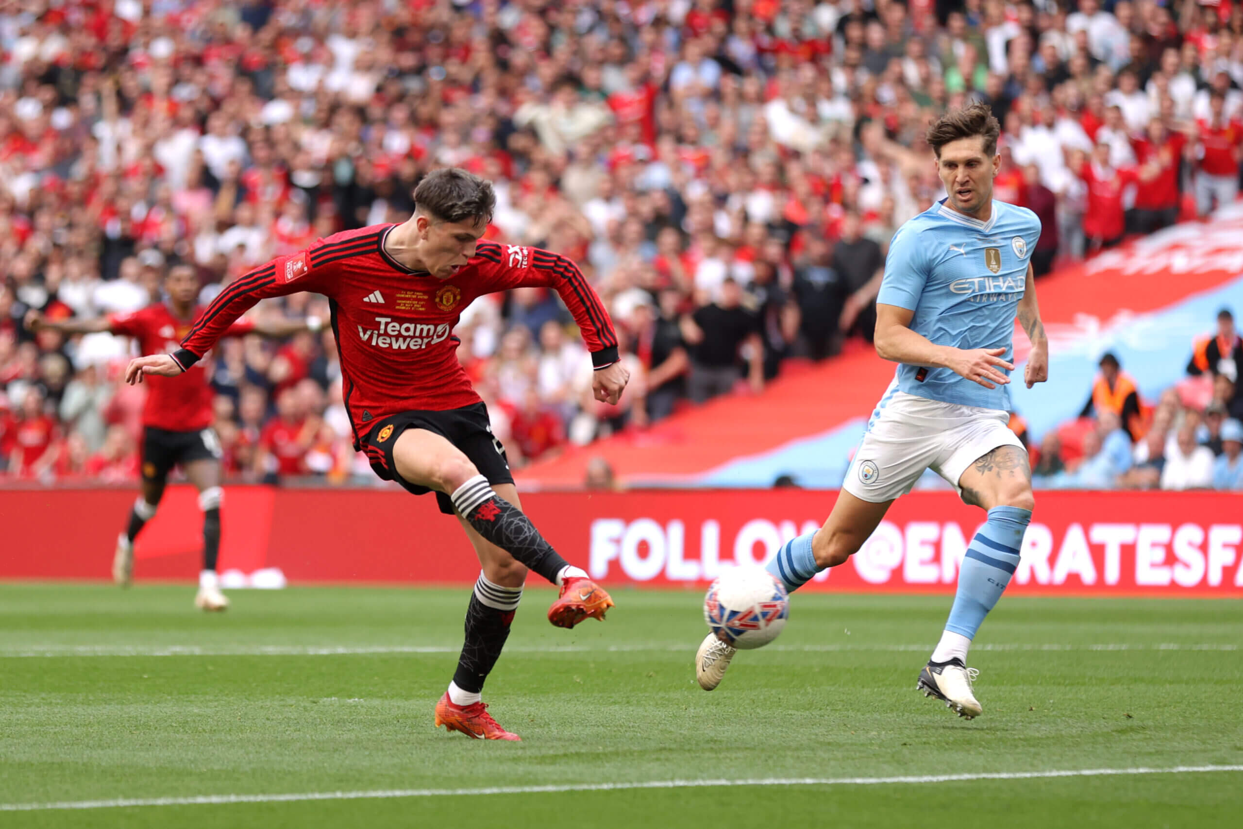 Manchester United defeated Manchester City in Saturday's FA Cup final (Getty Images)
