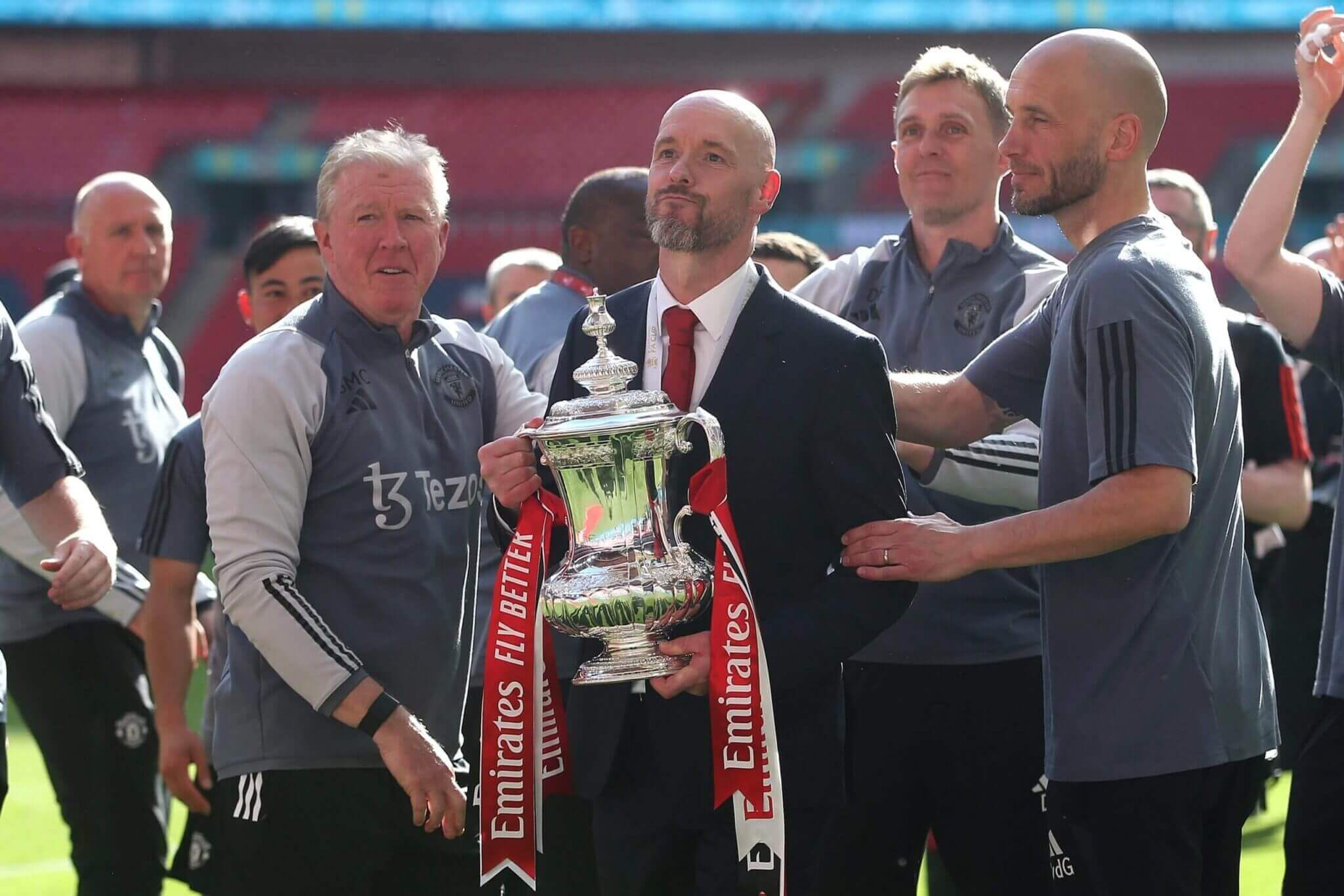 Ten Hag guided United to their FA Cup success in May (Crystal Pix/MB Media/Getty Images)