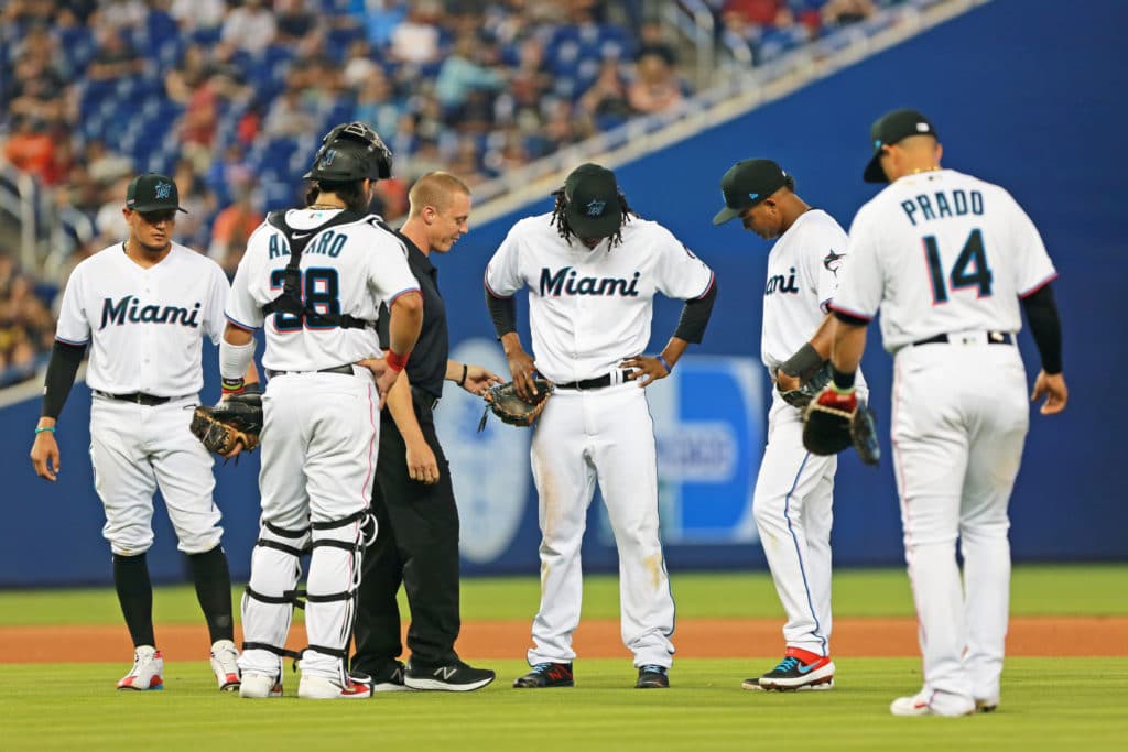 More hard knocks for Marlins pitcher Jose Ureña on Opening Day