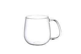 The clear glass, fifteen ounce, Kinto Unitea Cup.