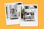 The Breville Bambo Plus espresso machine and the Breville Barista Touch espresso machine.