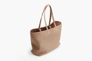 The Cuyana Classic Easy Tote in tan.