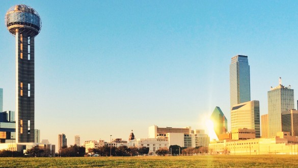 Skyline of the city of Dallas