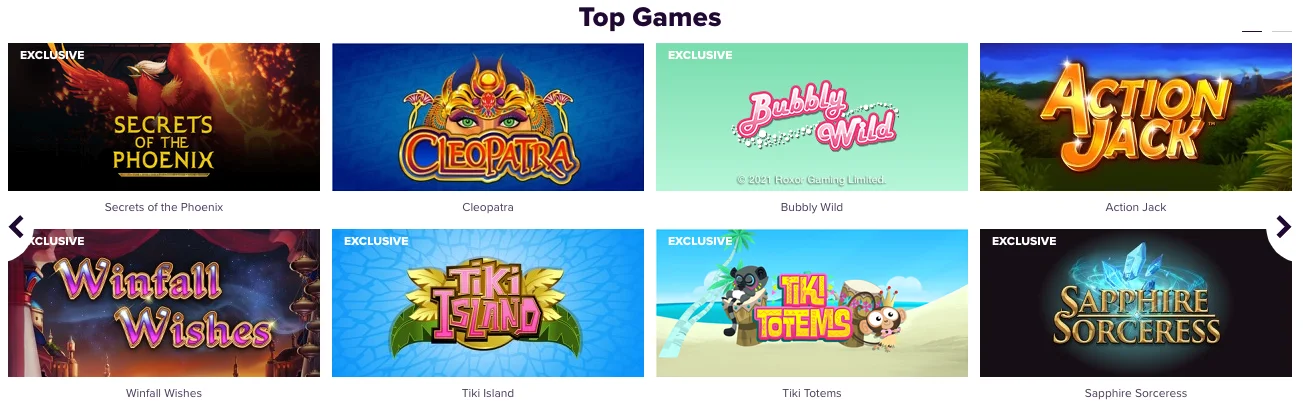 bally casino top games