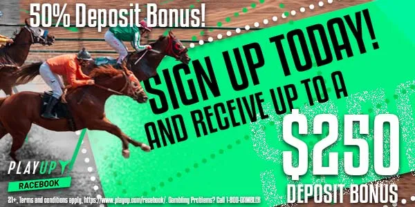 PlayUp Racebook Deposit Bonus