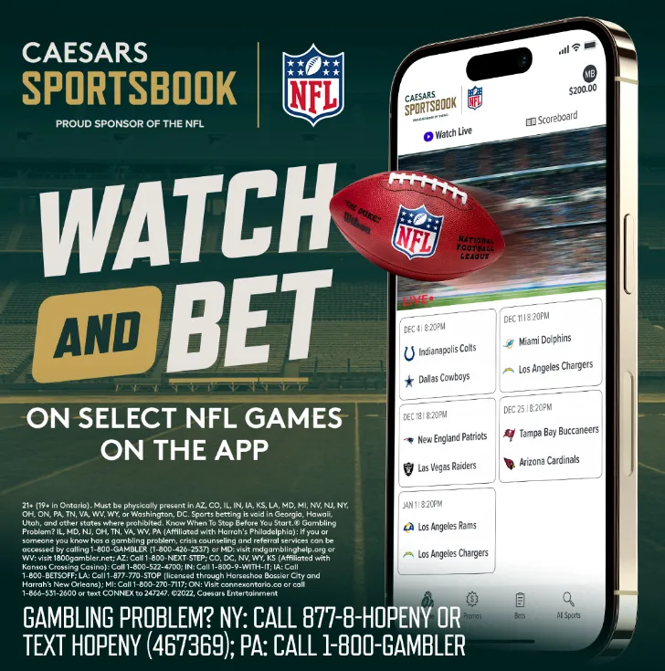 Watch and Bet on NFL