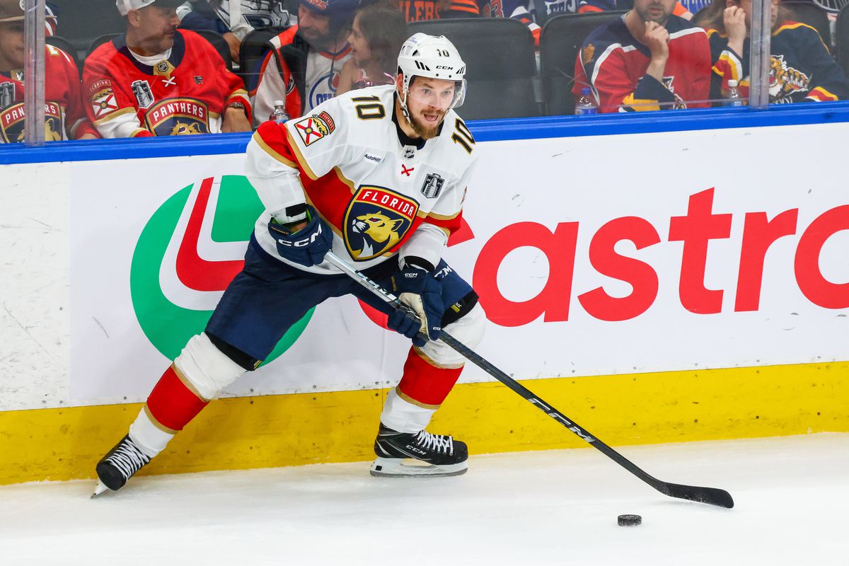 NHL: Stanley Cup Final-Florida Panthers at Edmonton Oilers