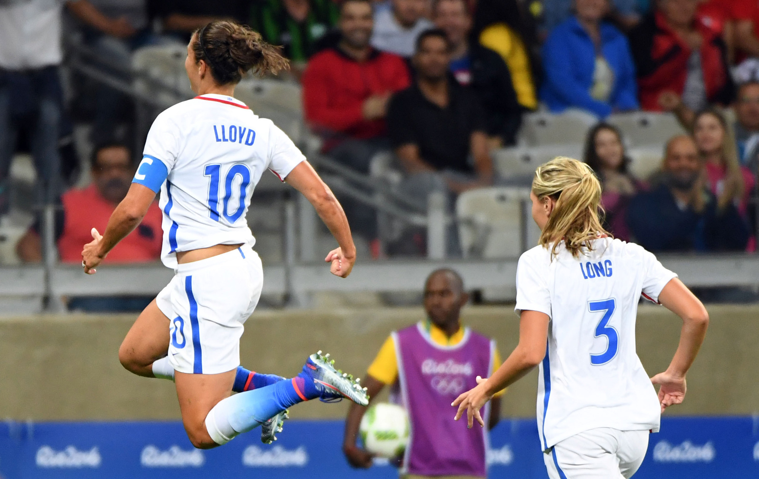 Olympics: Football-Women's Team-1st Round Group G-United States (USA) vs New Zealand (NZL) 