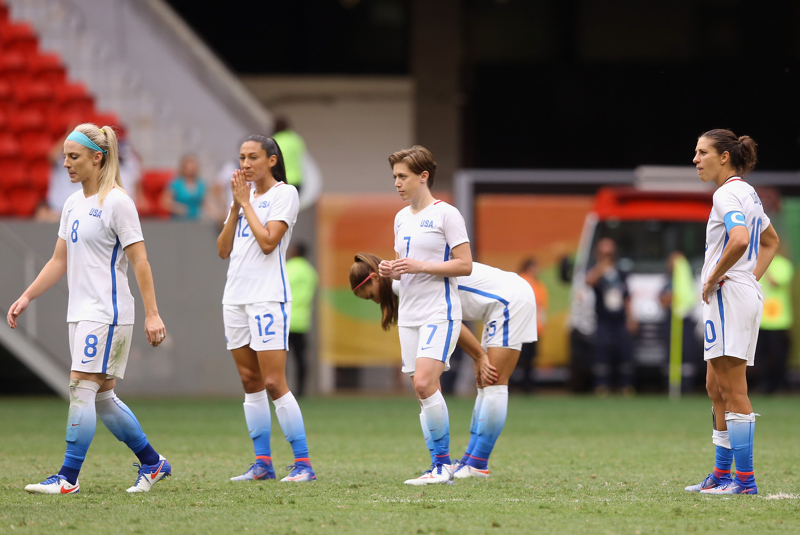 USA v Sweden Quarterfinal: Women's Football - Olympics: Day 7