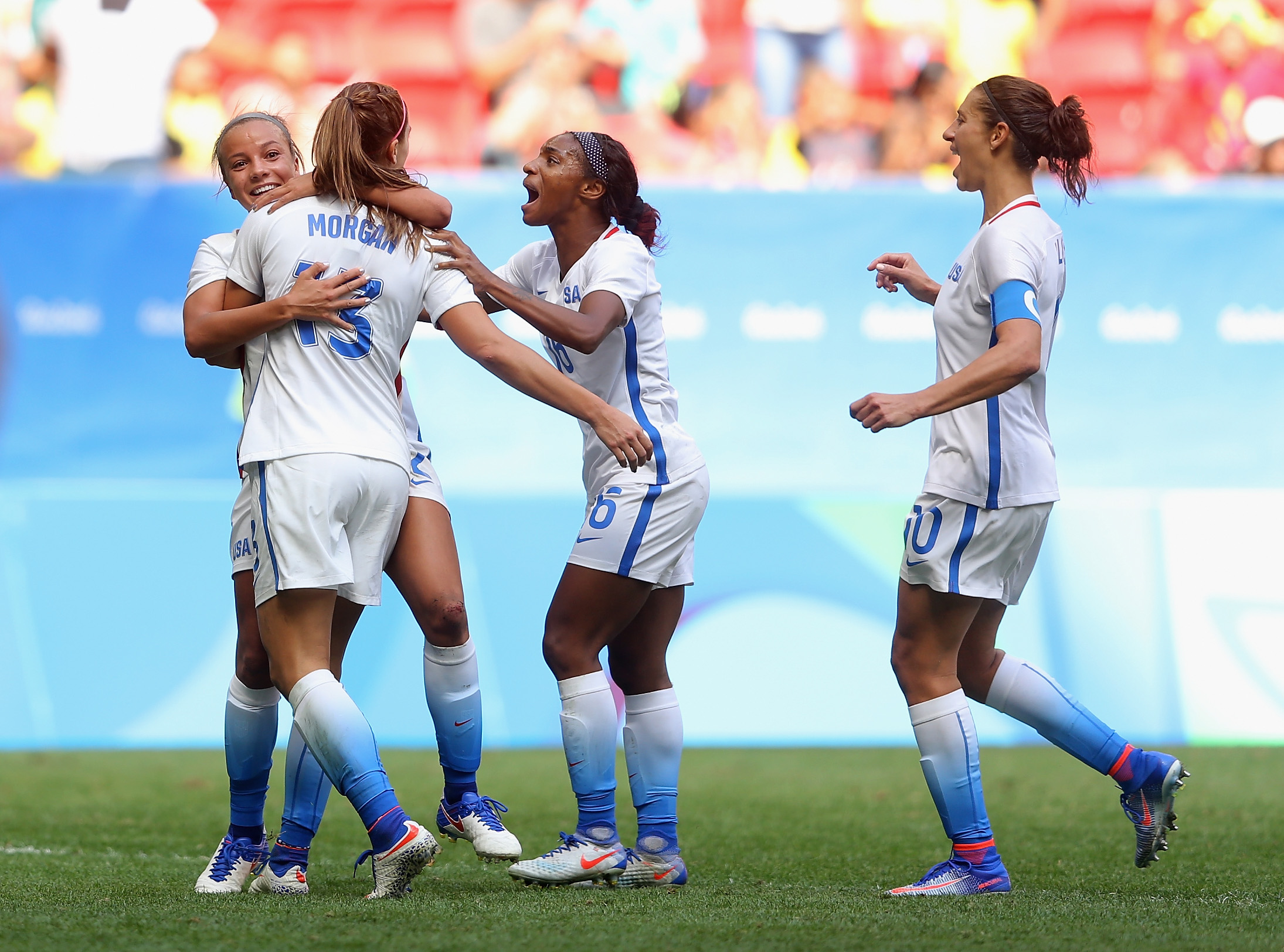 USA v Sweden Quarterfinal: Women's Football - Olympics: Day 7