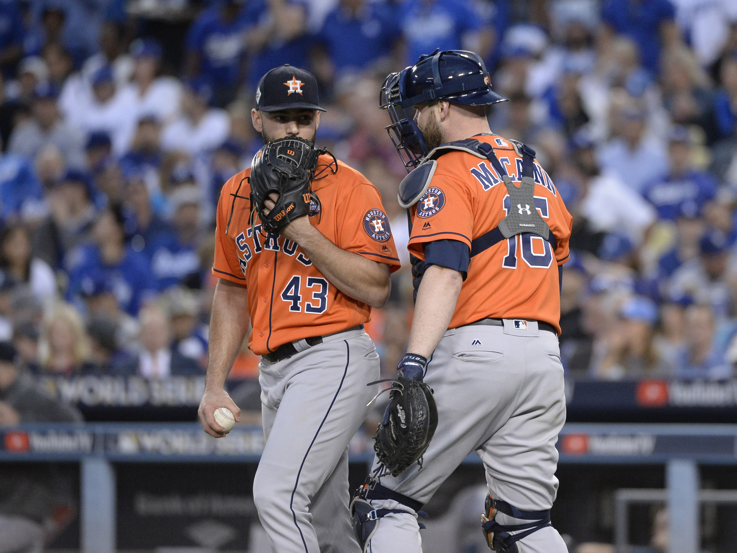 MLB: World Series-Houston Astros at Los Angeles Dodgers