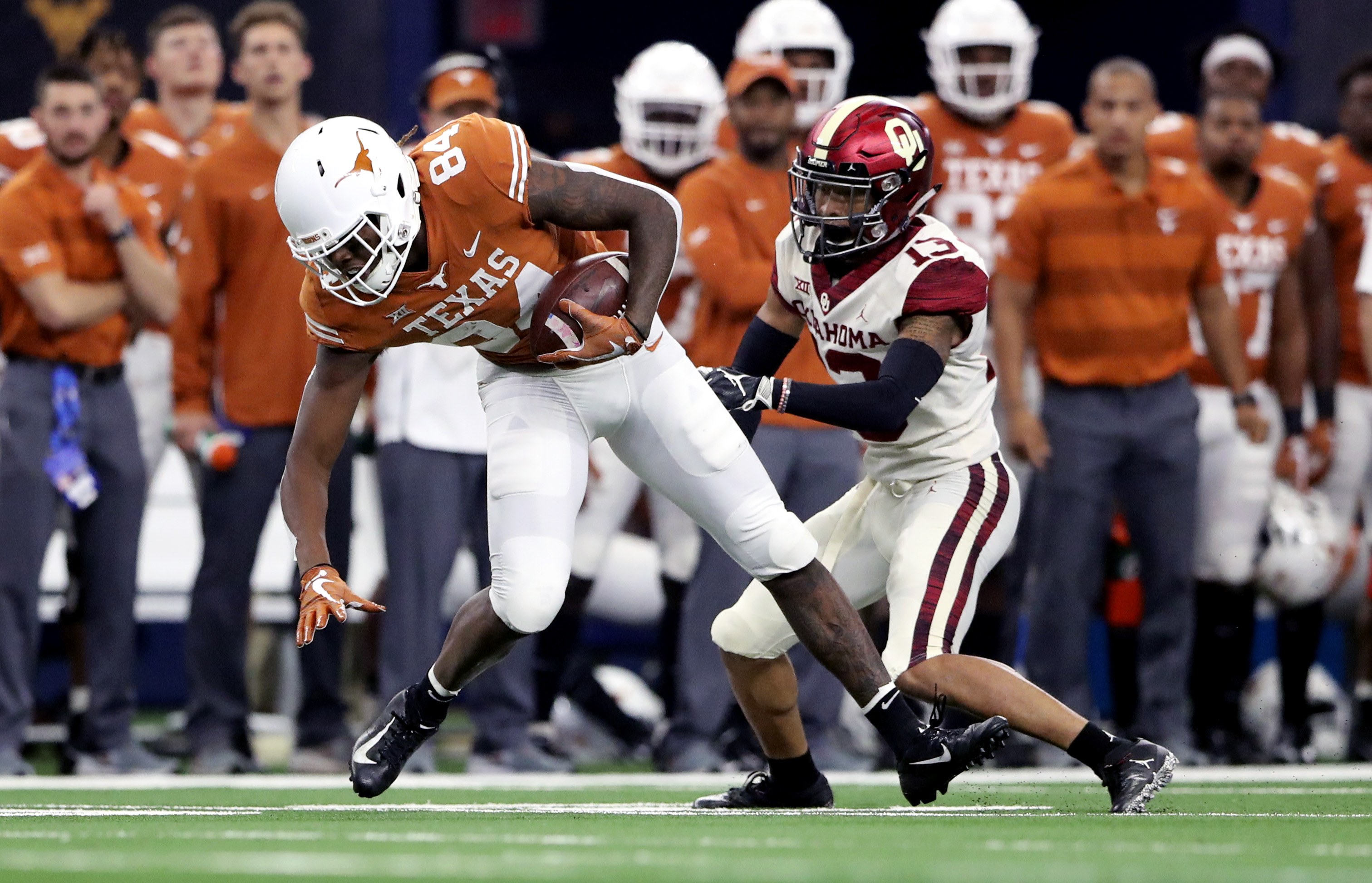 NCAA Football: Big 12 Championship-Texas vs Oklahoma