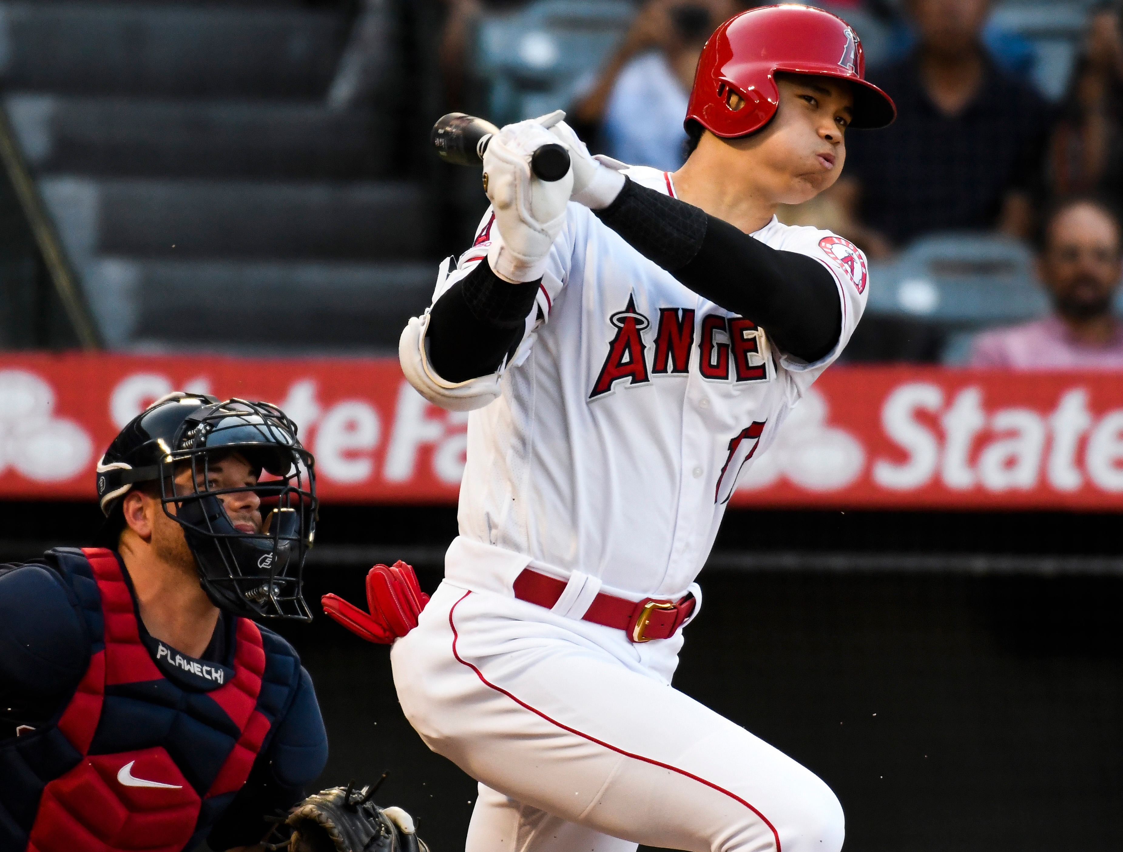 MLB: Cleveland Indians at Los Angeles Angels