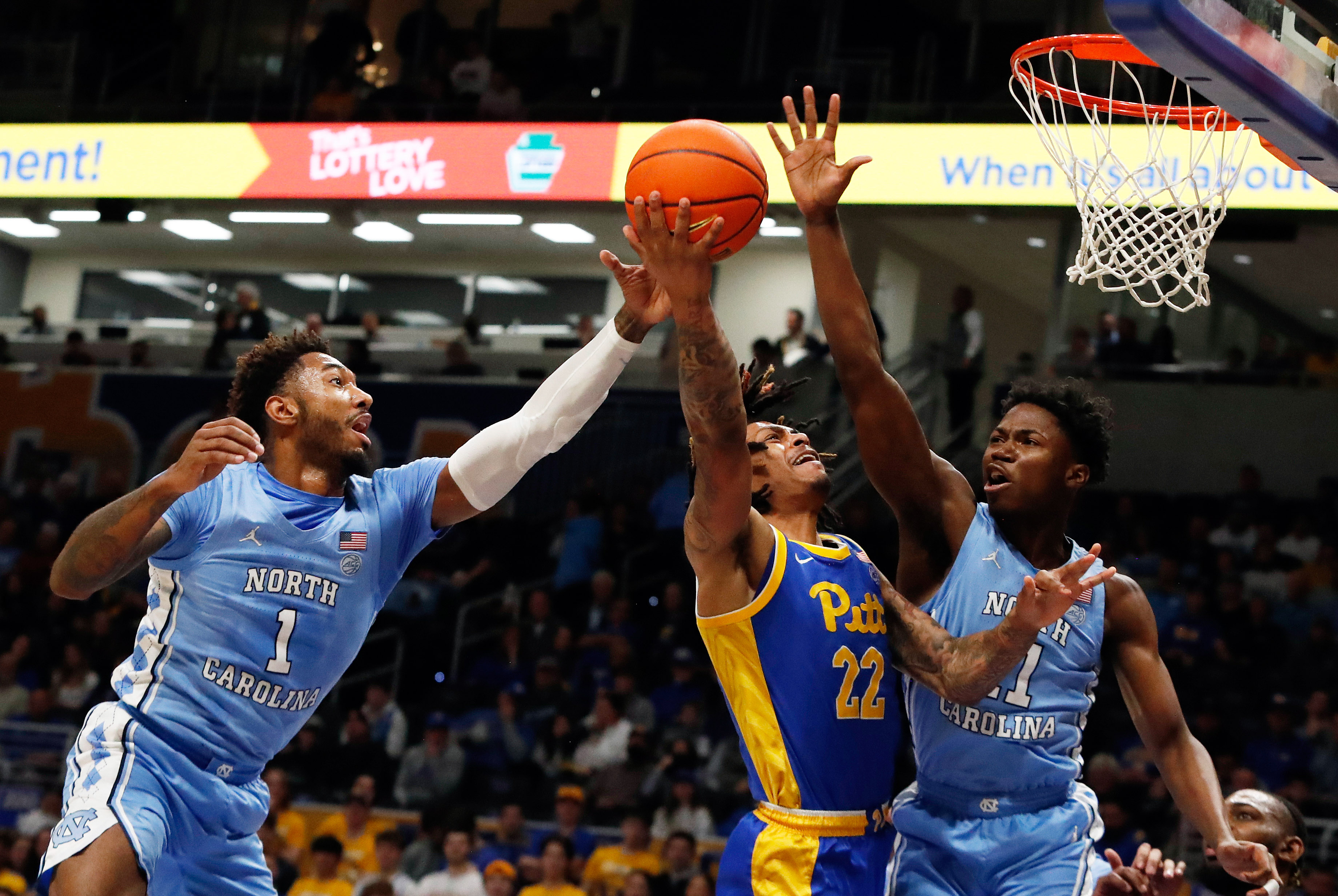 NCAA Basketball: North Carolina at Pittsburgh