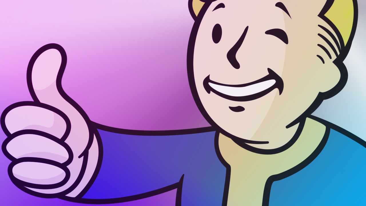 Vault Boy doing his thumbs up