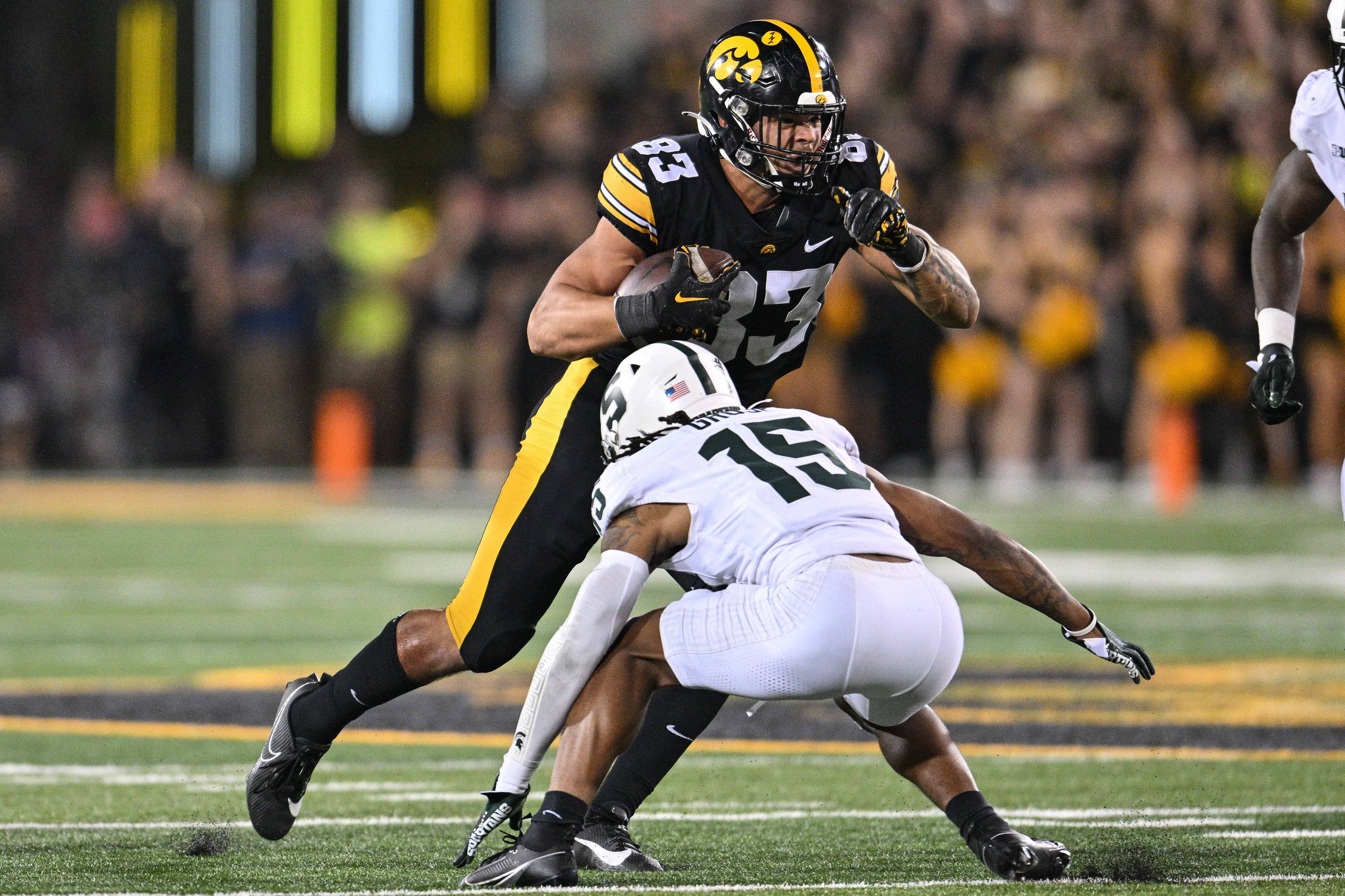 NCAA Football: Michigan State at Iowa