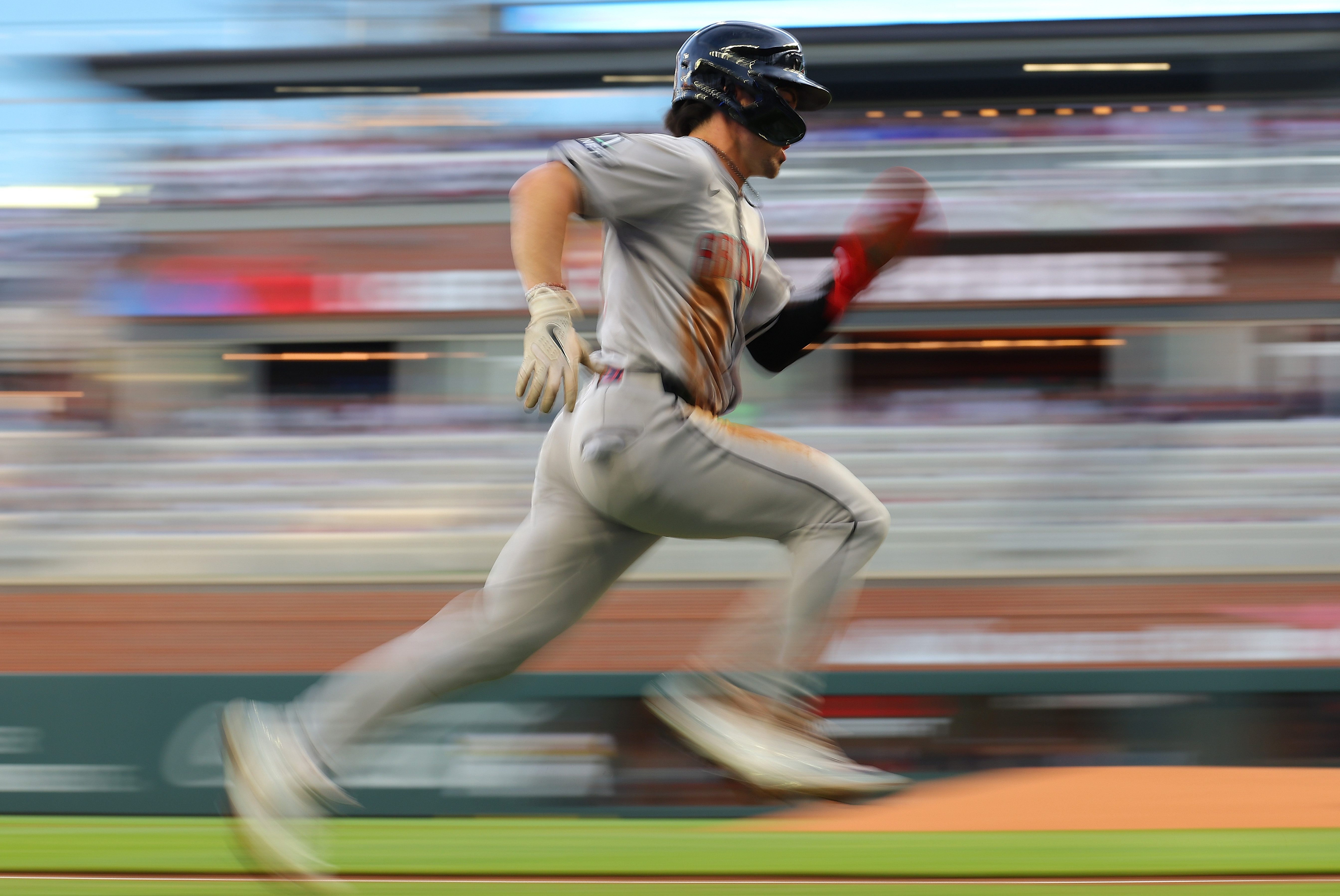 Corbin Carroll is speedy on the basepaths.