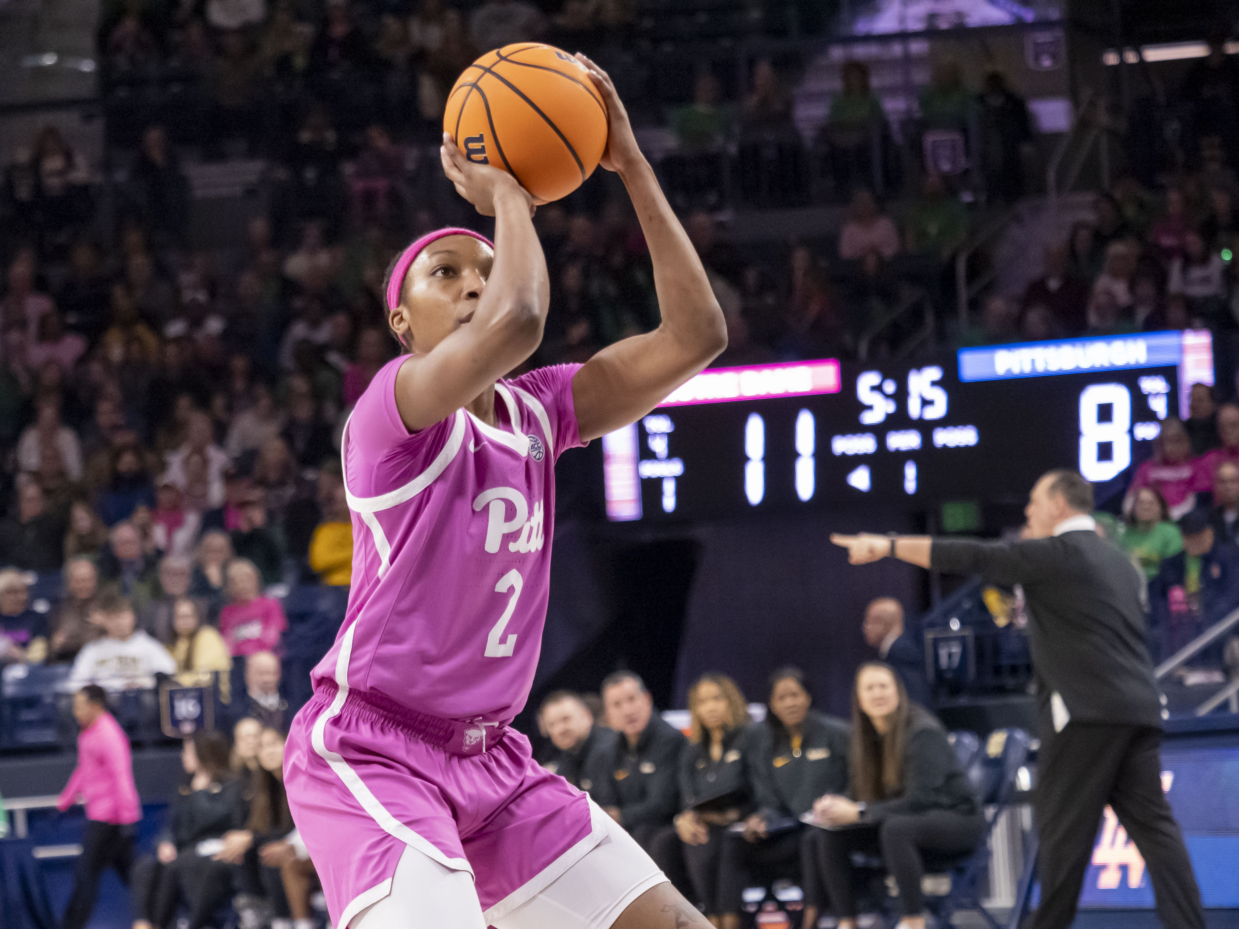 COLLEGE BASKETBALL: FEB 04 Women’s Pittsburgh at Notre Dame