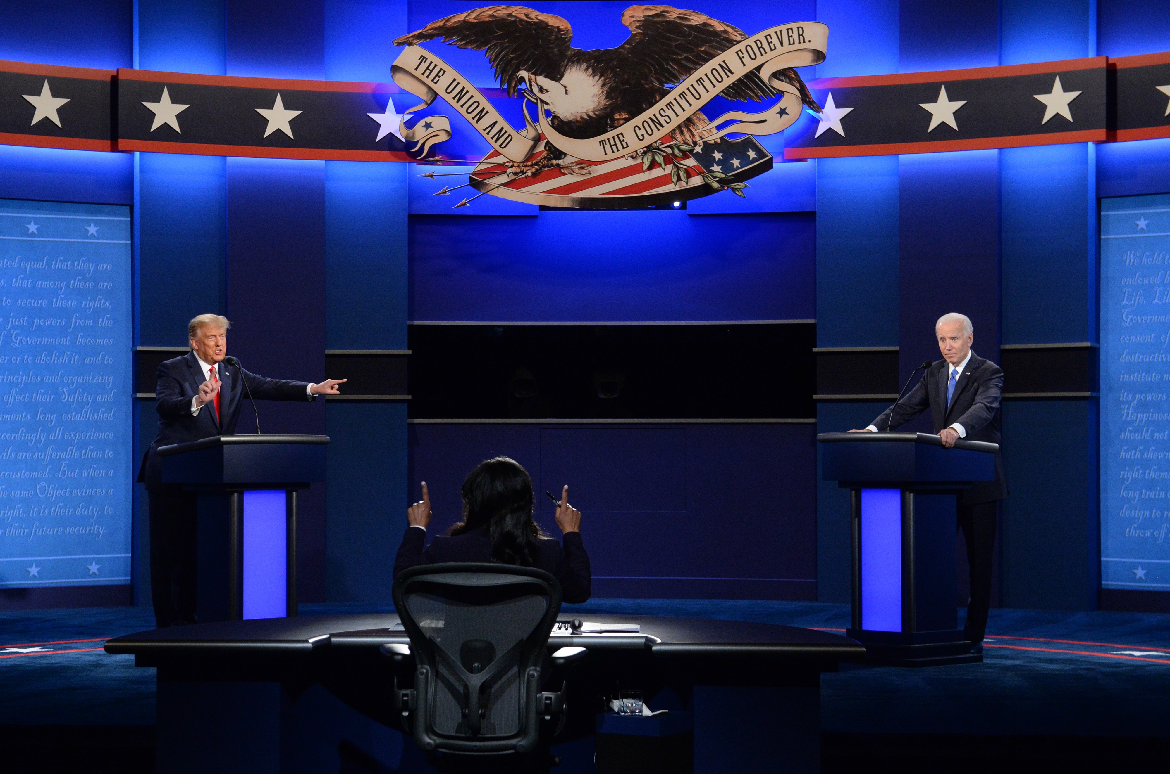 Final U.S. Presidential Debate Between President Trump And Democratic Candidate Joe Biden