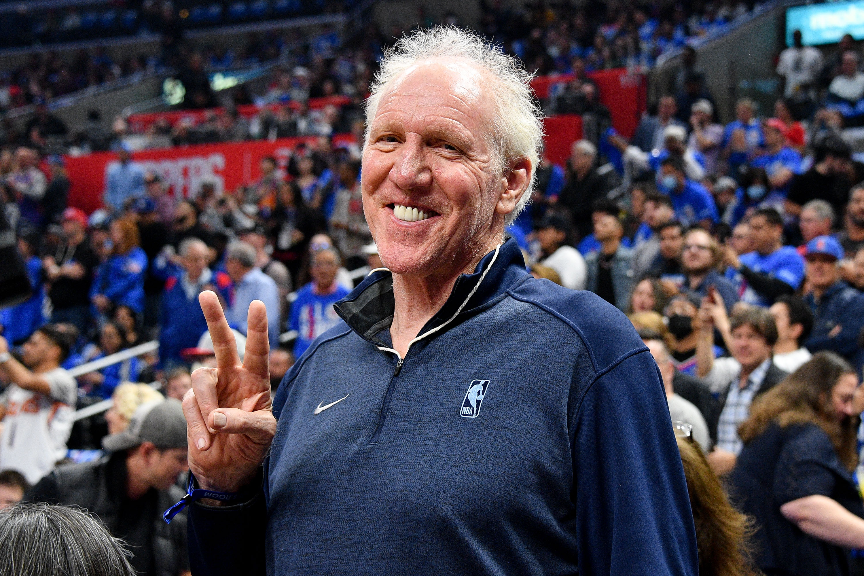 Celebrities At The Los Angeles Clippers Game