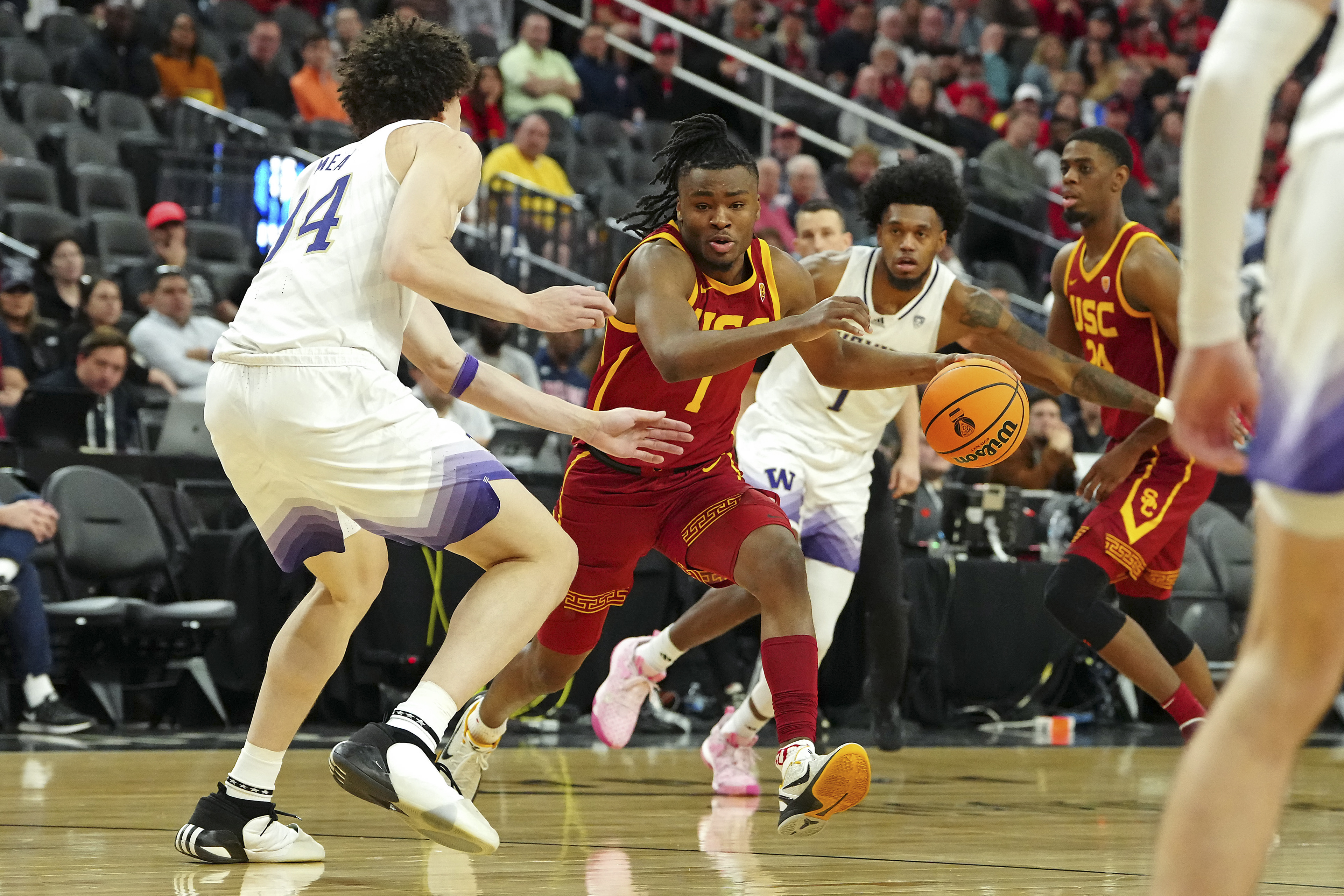 NCAA Basketball: Pac-12 Conference Tournament First Round USC vs Washington