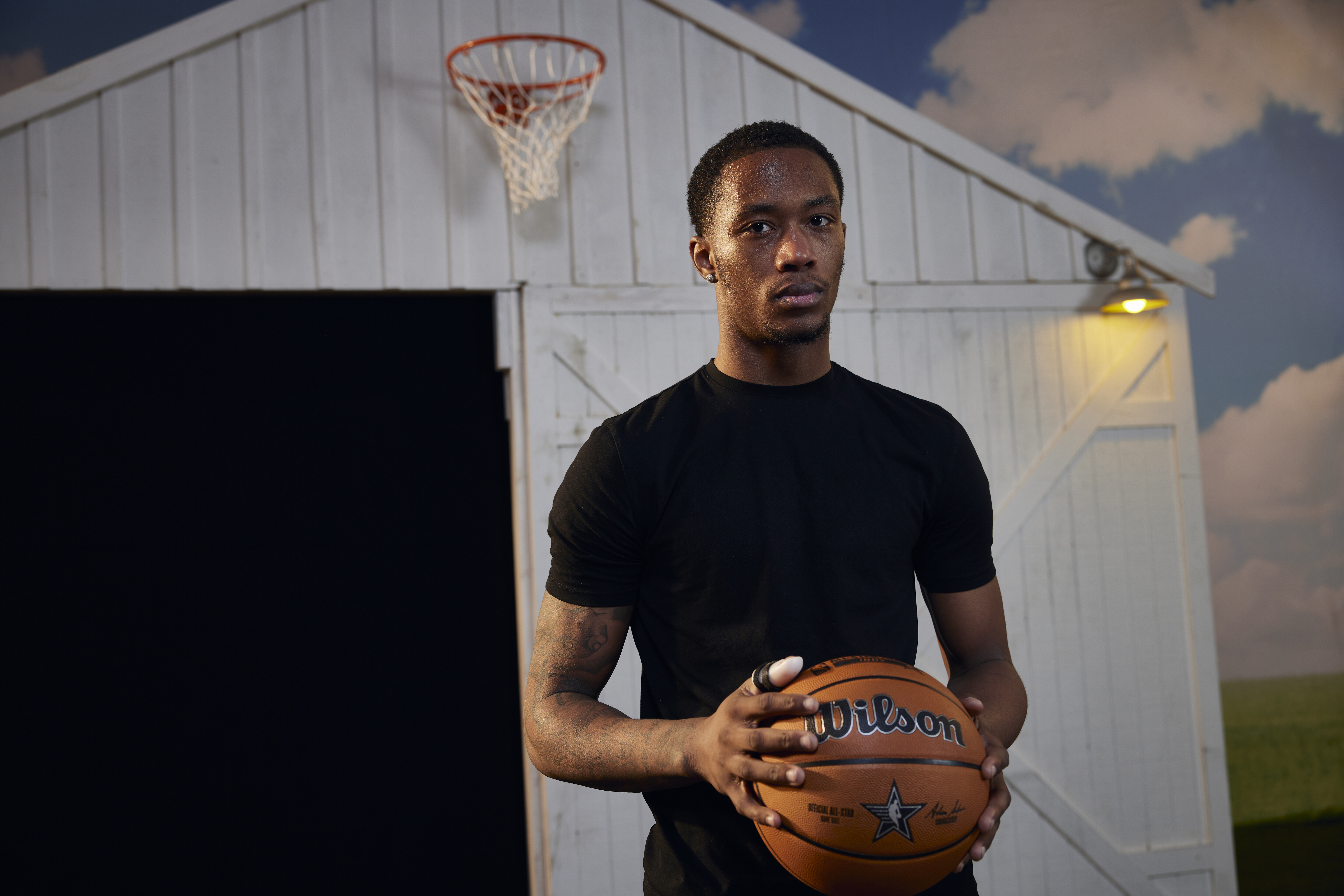 Ron Holland #0 of G League Ignite poses for a portrait during the NBAE Media Circuit Portraits as part of NBA All-Star Weekend on Thursday, February 15, 2024 in Indianapolis, Indiana.