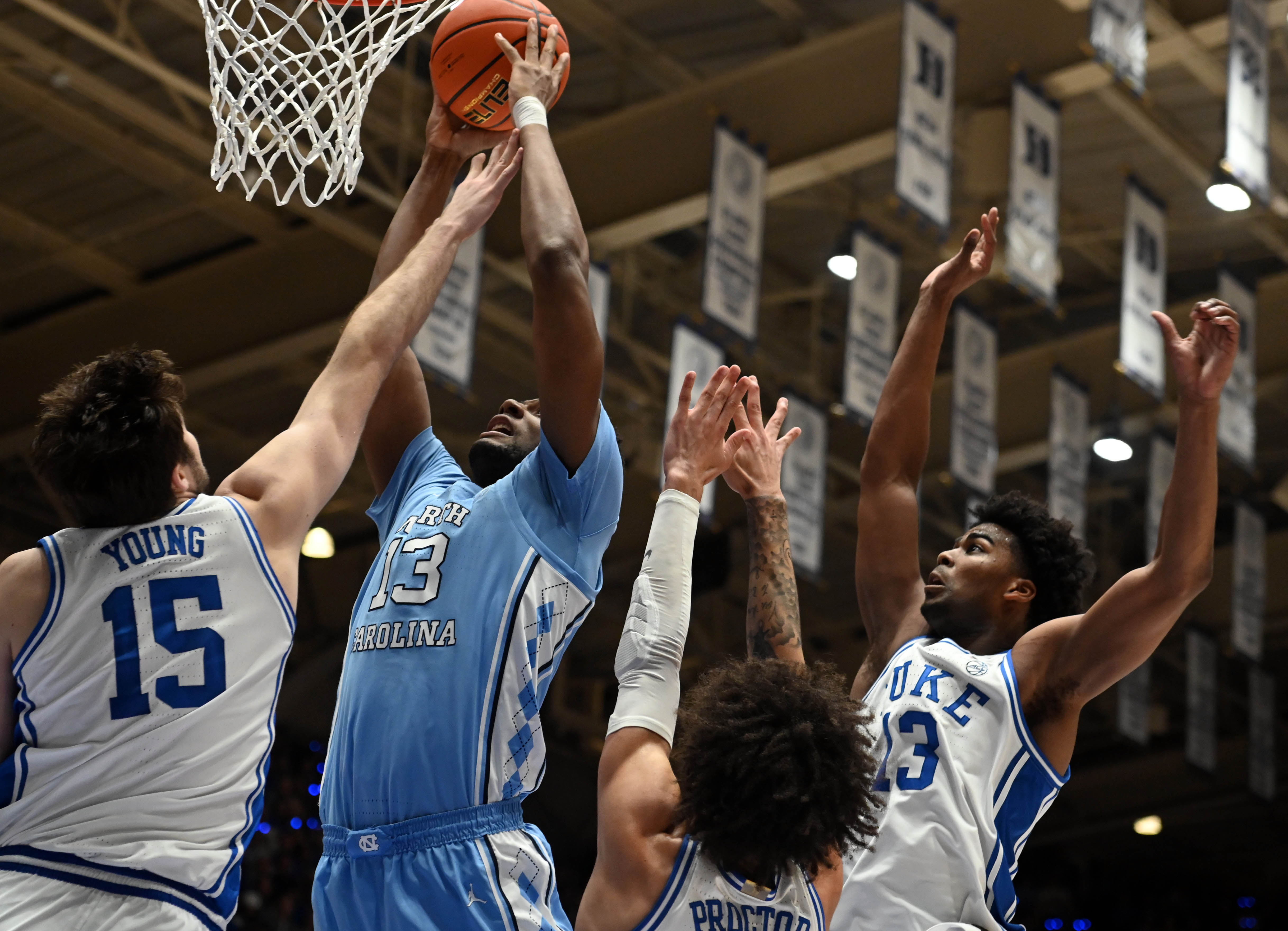 NCAA Basketball: North Carolina at Duke