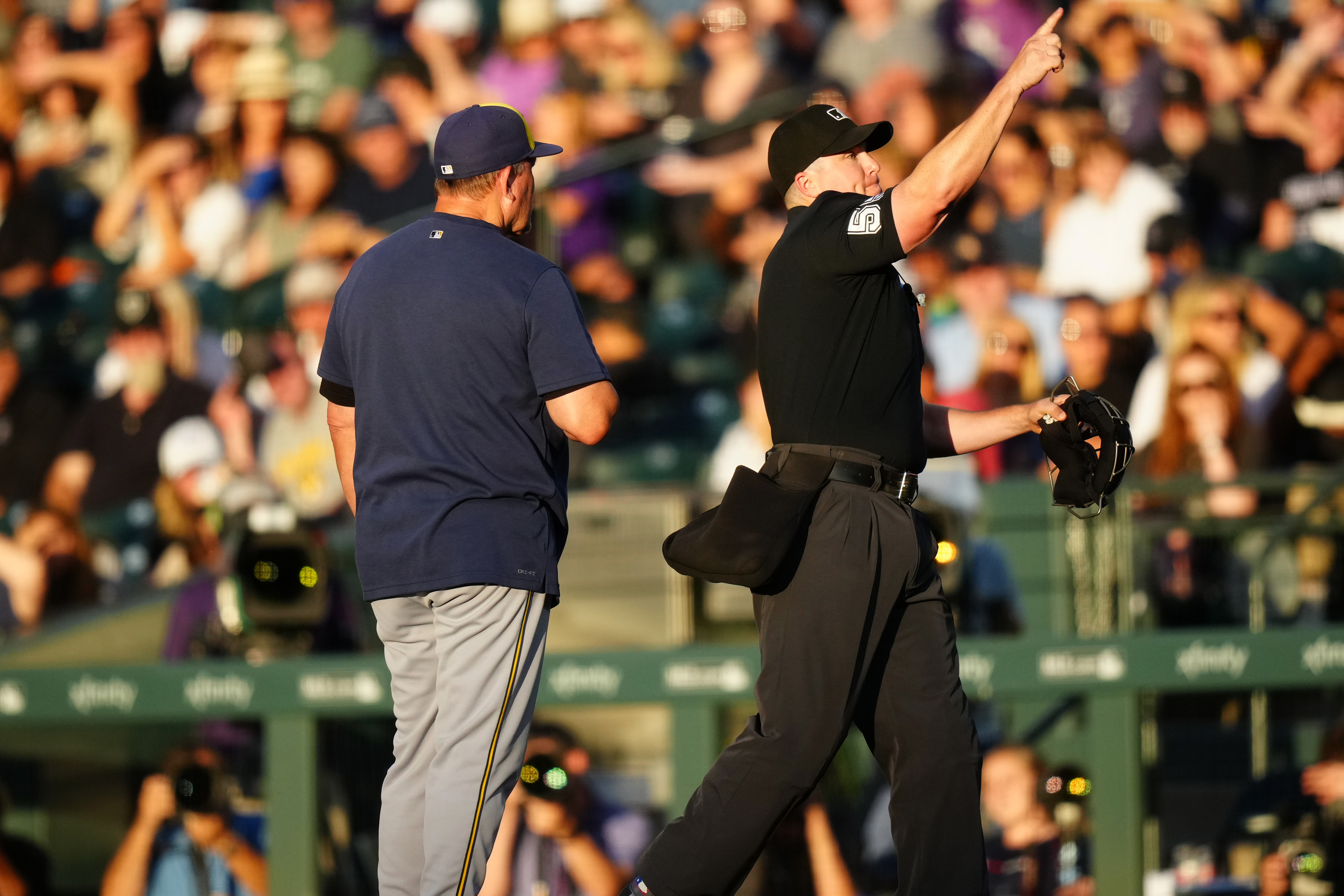 MLB: Milwaukee Brewers at Colorado Rockies