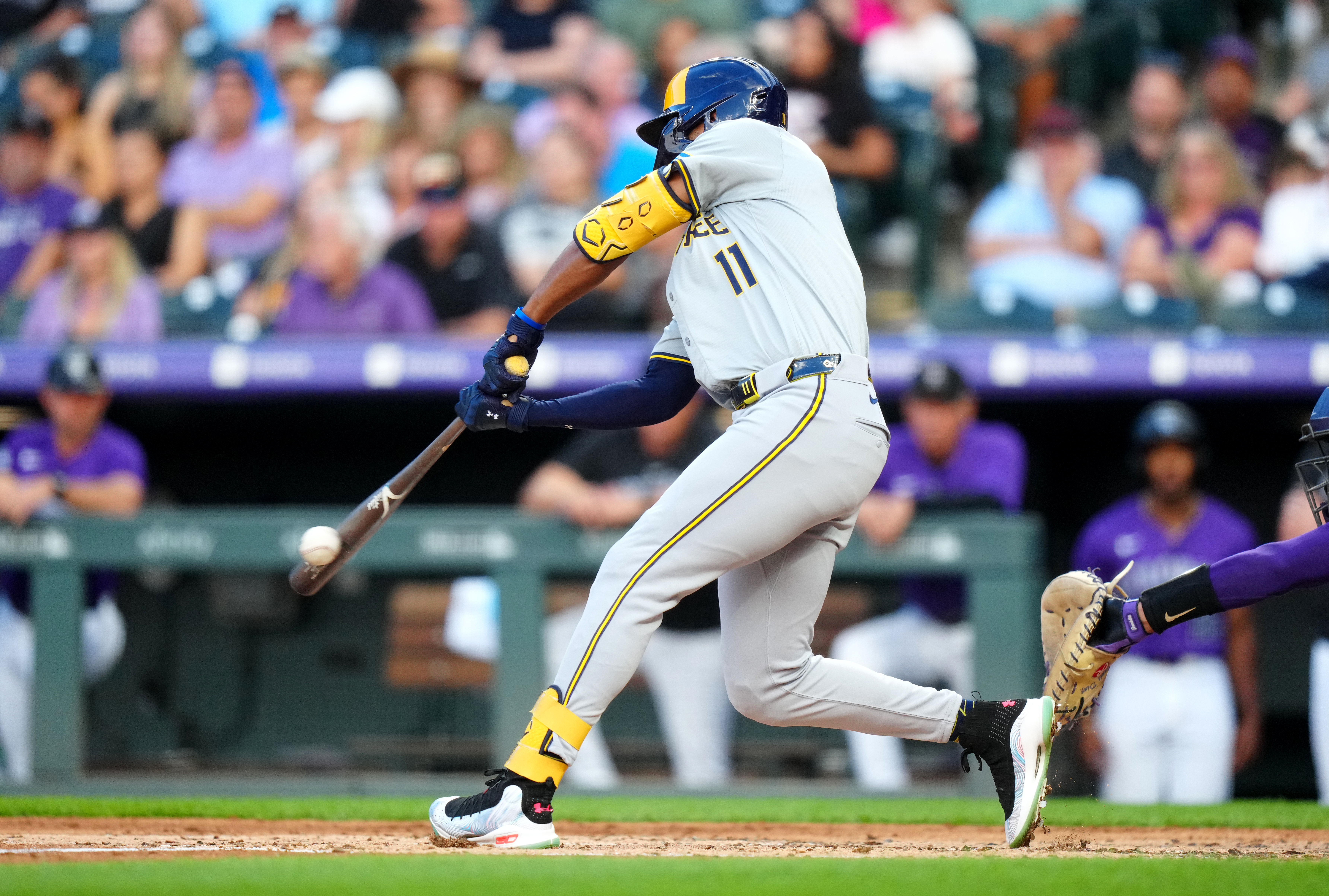 MLB: Milwaukee Brewers at Colorado Rockies