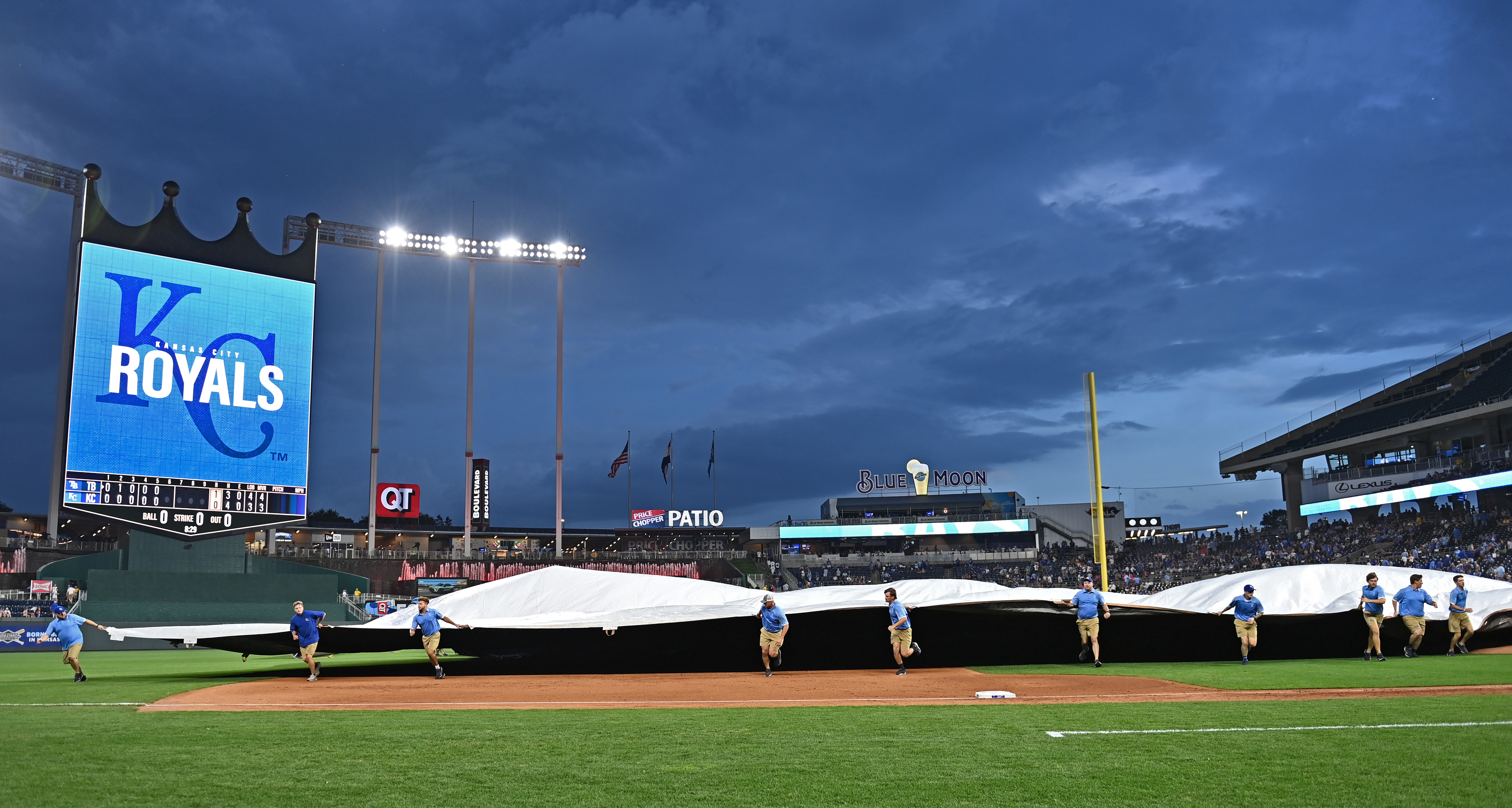 MLB: Tampa Bay Rays at Kansas City Royals