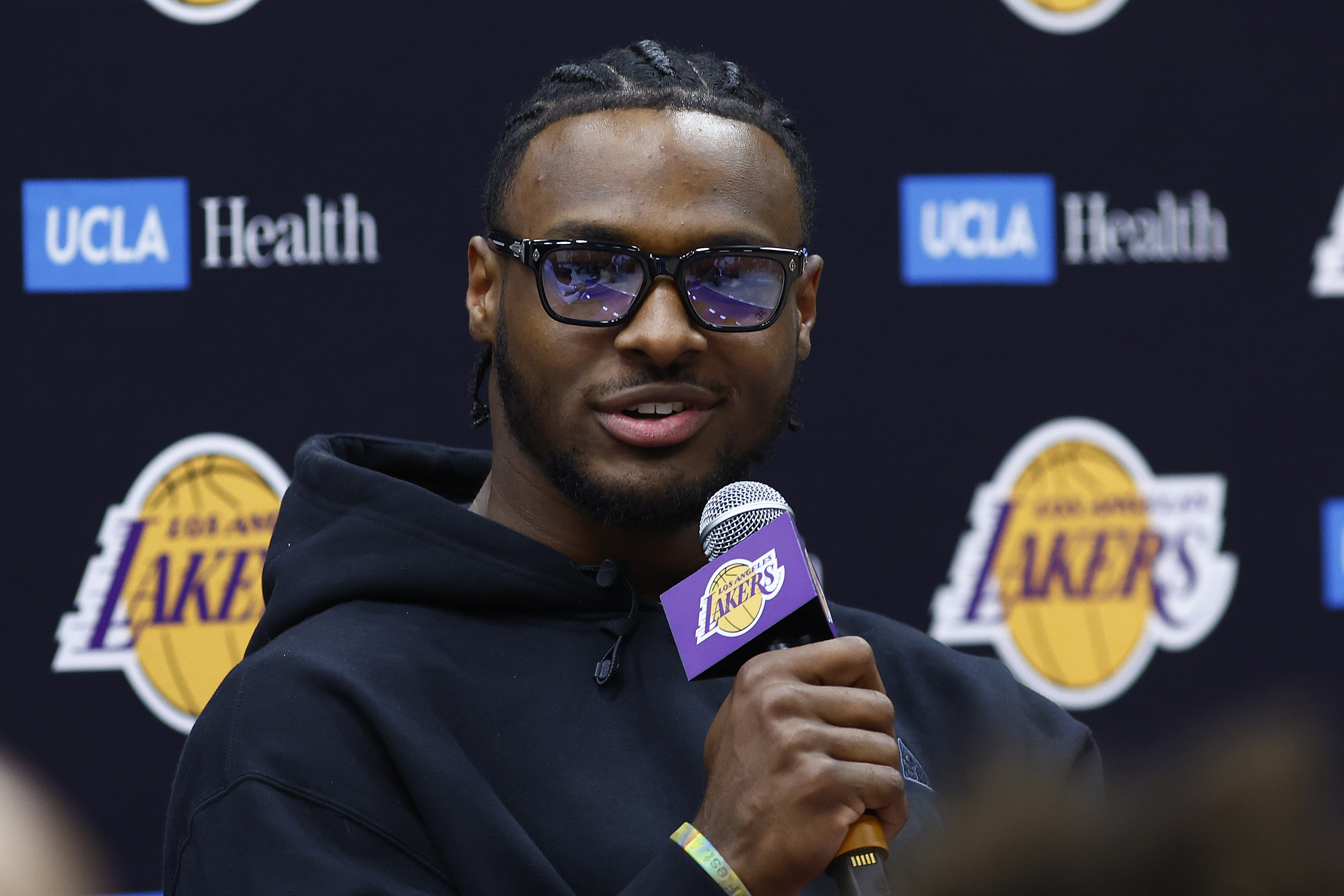 Los Angeles Lakers Introduce Bronny James &amp; Dalton Knecht