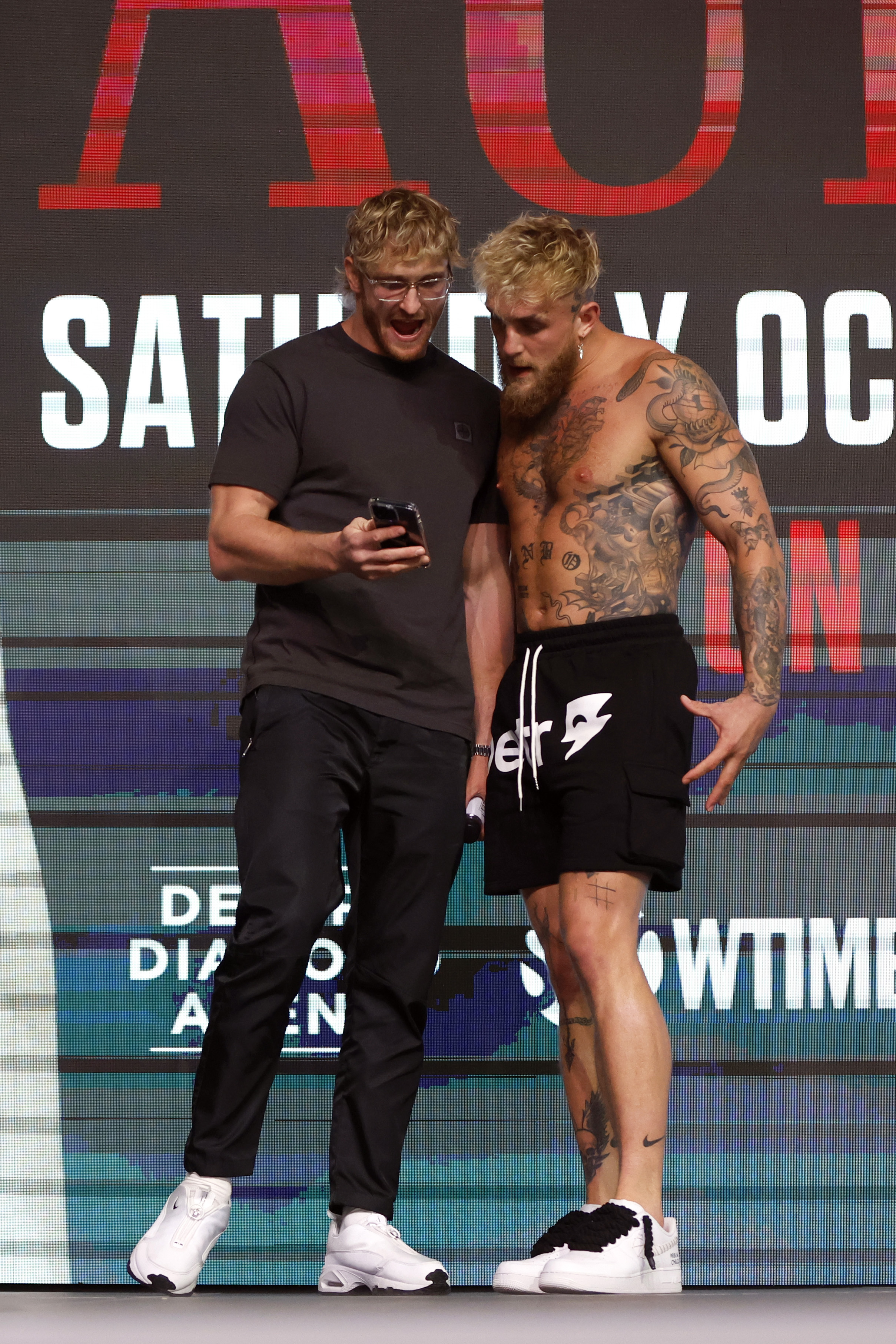 Jake Paul v Anderson Silva - Weigh-in