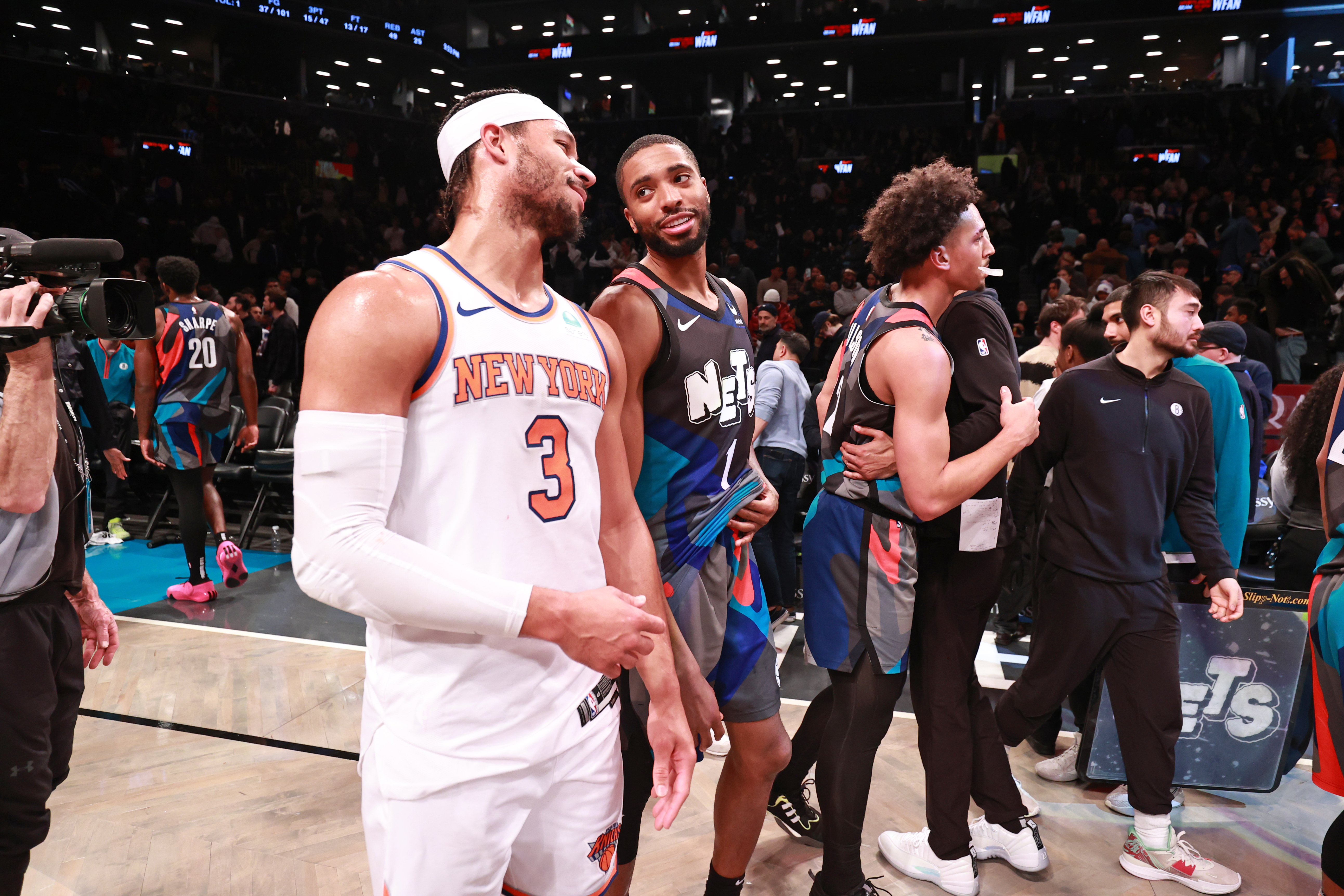 New York Knicks v Brooklyn Nets