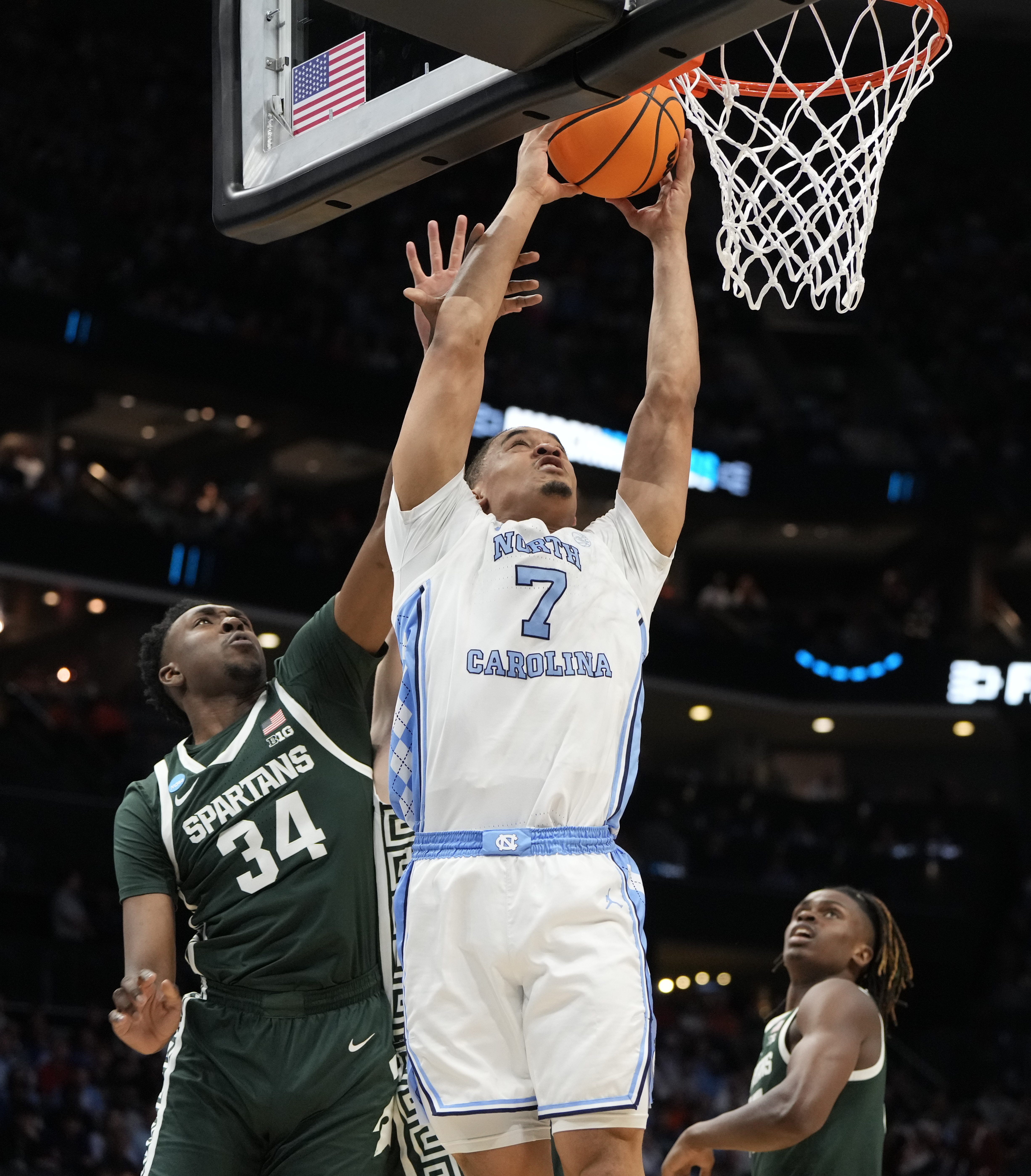 NCAA Basketball: NCAA Tournament Second Round-Michigan State vs North Carolina