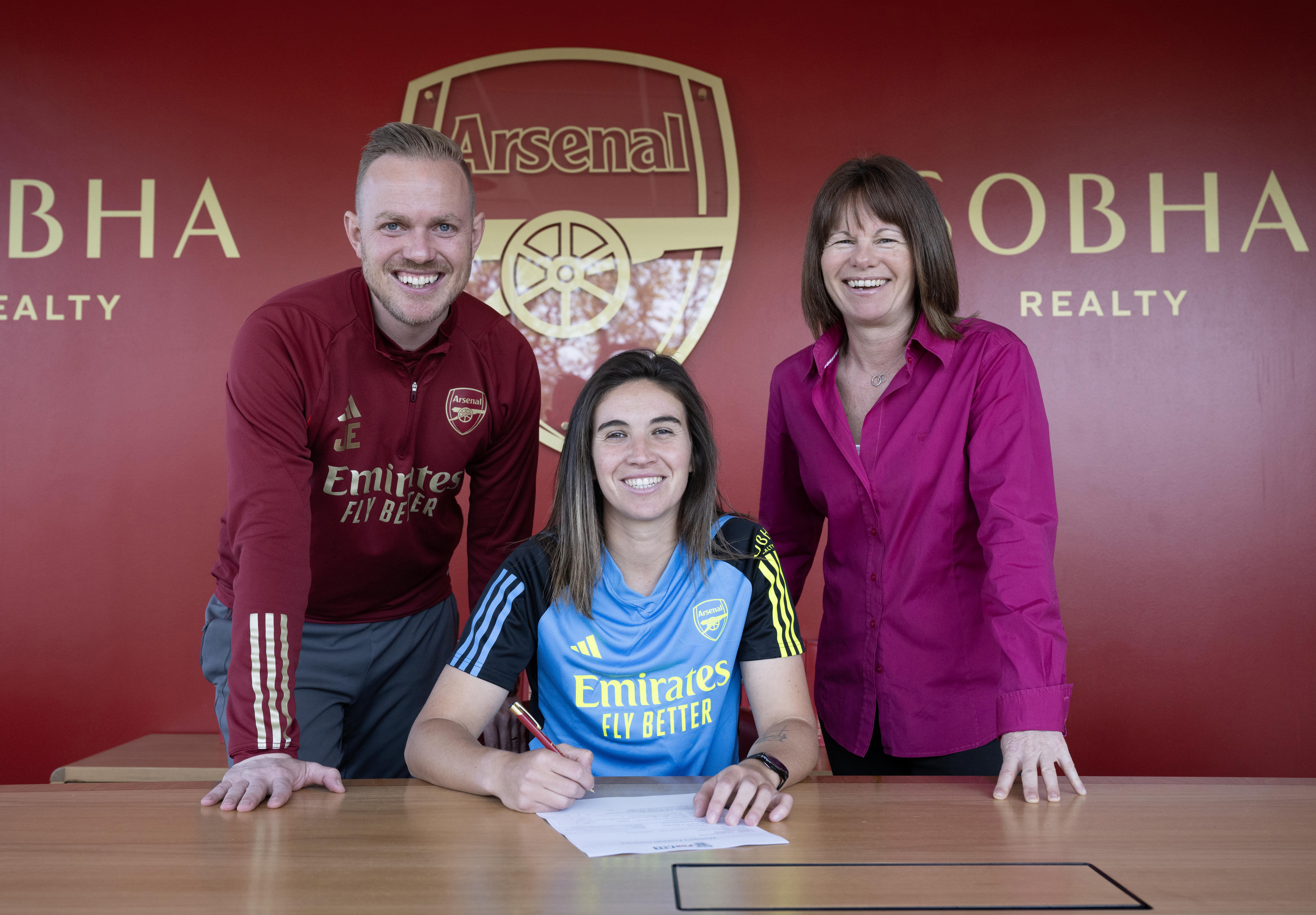 Arsenal Women Unveil New Signing Mariona Caldentey