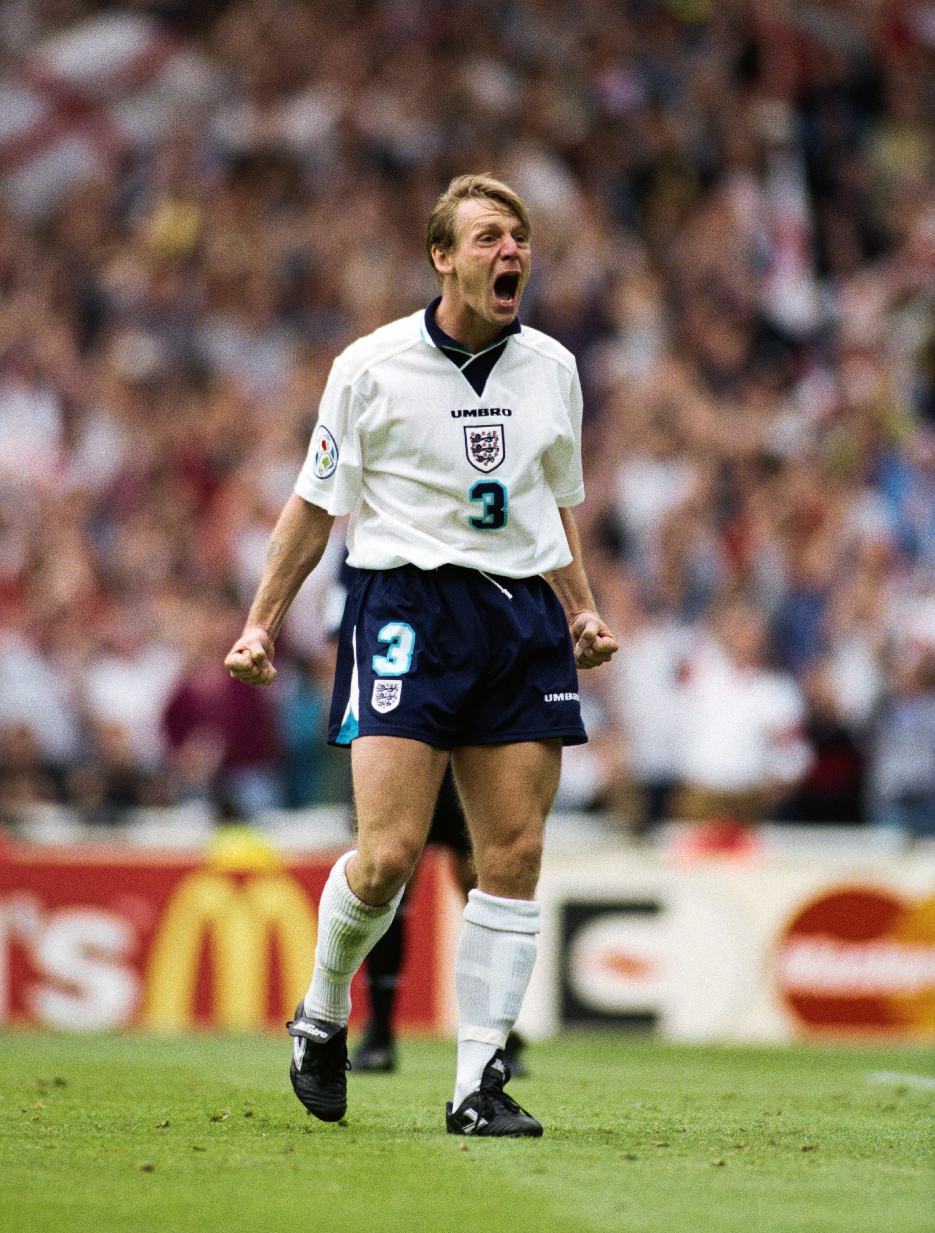 Stuart Pearce Euro 1996 England v Spain