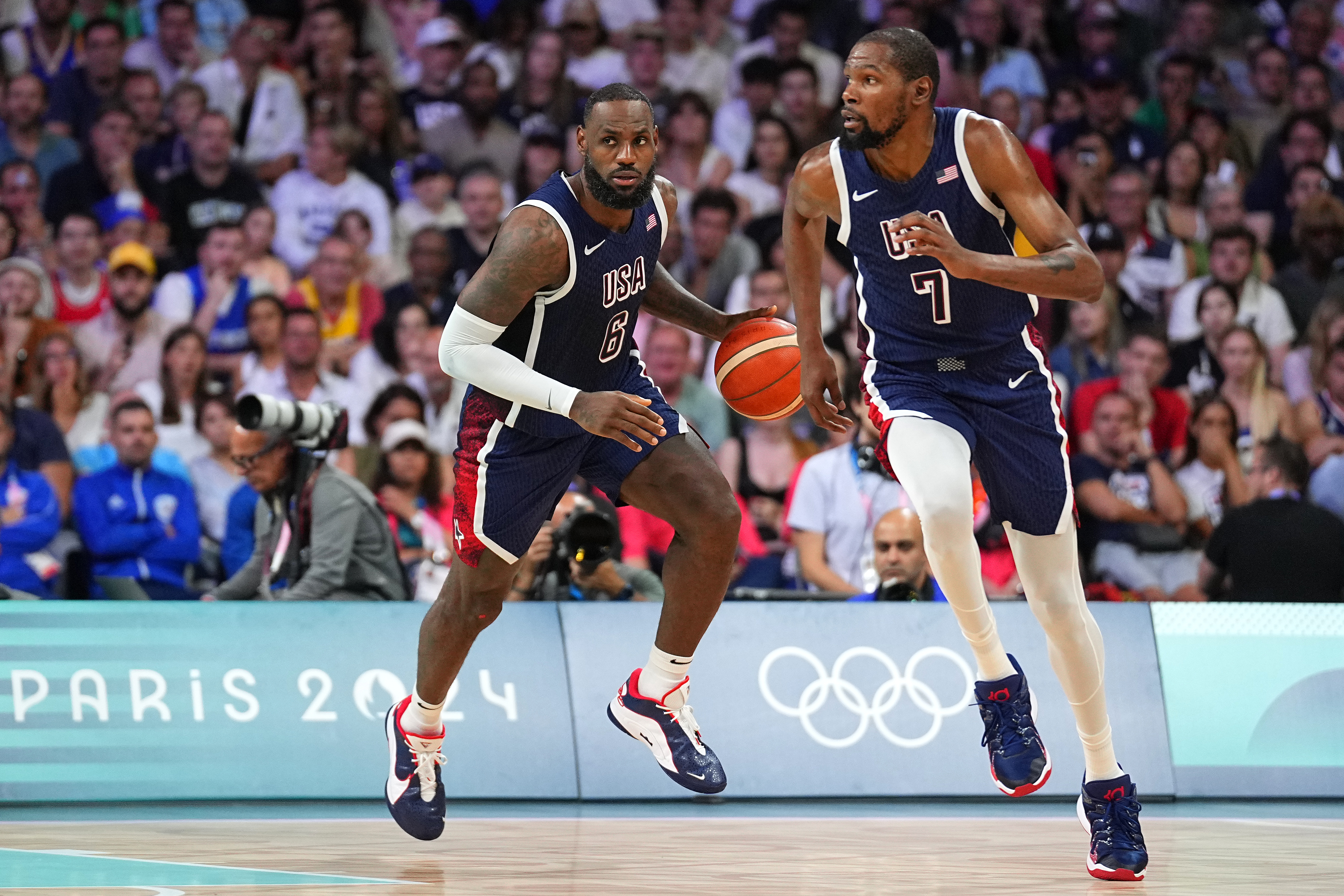 2024 Olympics - Men’s Basketball: USA v Serbia