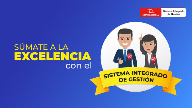 Imagen de Personajes animados de la Contraloría invitan a sumarse a la campaña de excelencia del  Sistema Integrado de Gestión