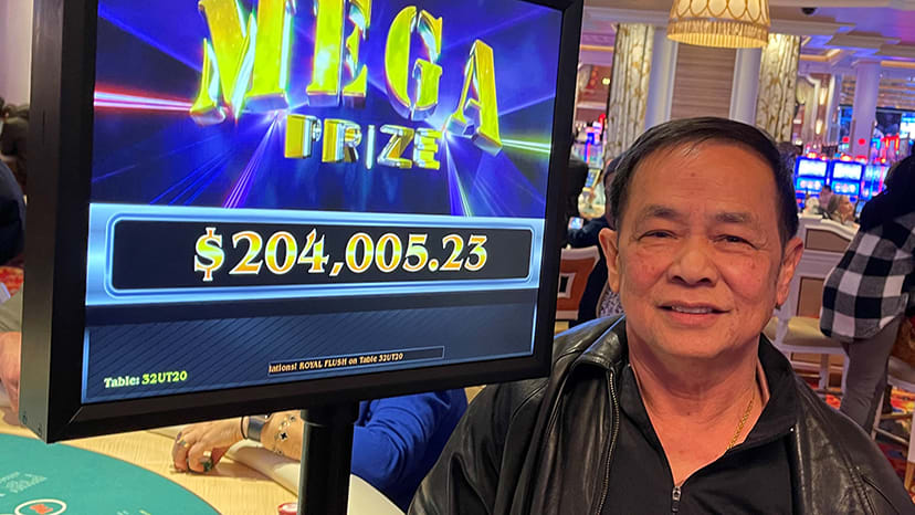 A guest won $204,005