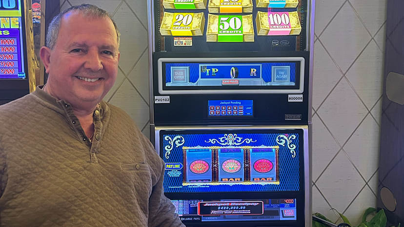 A guest won $400,000 playing slots
