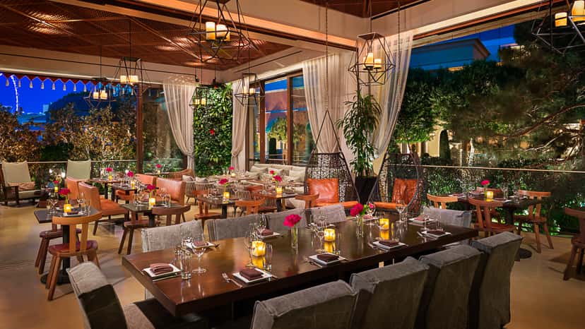 Group Dining - La Cave Patio at Wynn Las Vegas