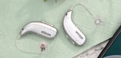 Oticon hearing aids menu picture