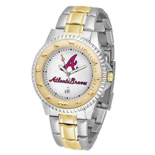 Atlanta Braves Men's Watch - MLB Two-Tone Competitor Series